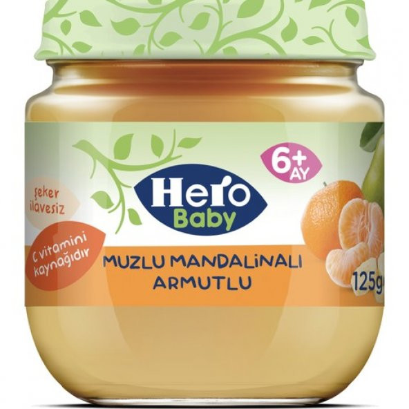 Hero Baby 125 Gr Muzlu Mandalinalı Armutlu 5560-01 - 2