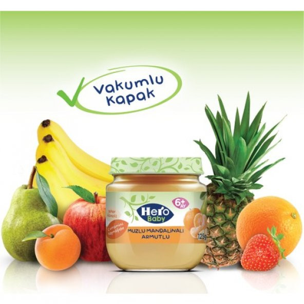 Hero Baby 125 Gr Muzlu Mandalinalı Armutlu 5560-01 - 6