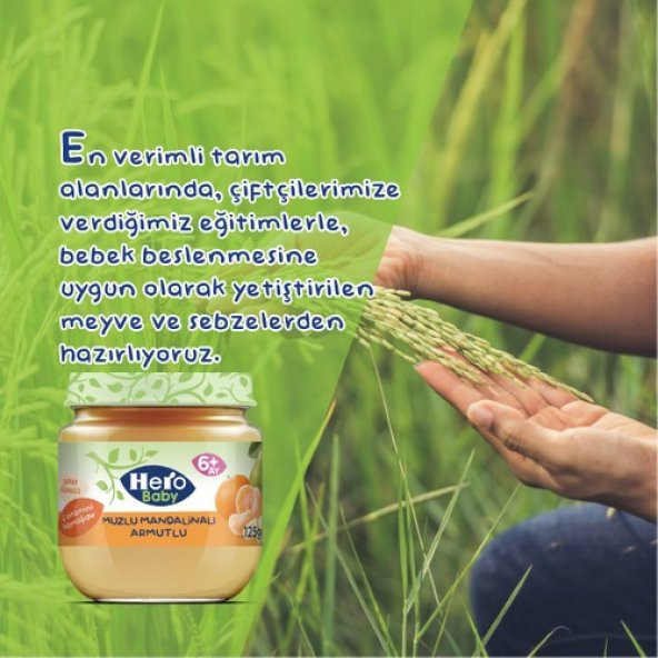 Hero Baby 125 Gr Muzlu Mandalinalı Armutlu 5560-01 - 8