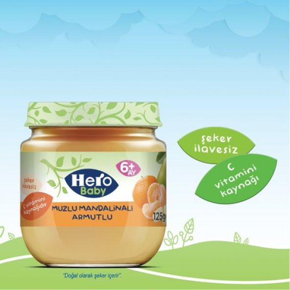 Hero Baby 125 Gr Muzlu Mandalinalı Armutlu 5560-01 - 9