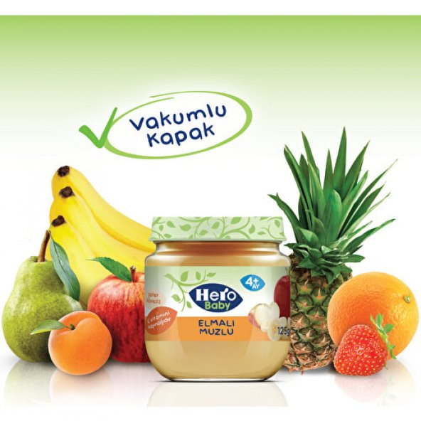 Hero Baby 125Gr Elmalı Muzlu 5561-02 - 5