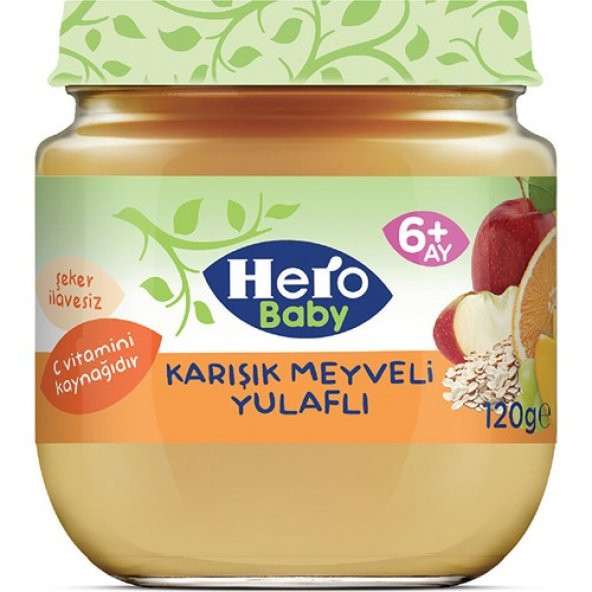 Hero Baby 120Gr Karışık Meyve Yulaf 5955-04