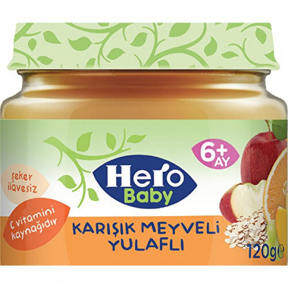 Hero Baby 120Gr Karışık Meyve Yulaf 5955-04 - 2