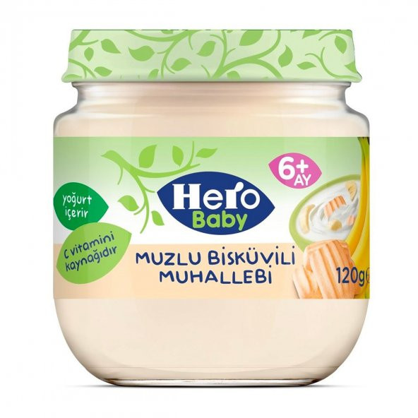 Hero Baby 120 Gr Muzlu Bisküvili Muhallebi