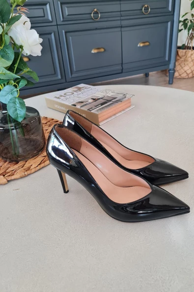 036 468 Topukla Kadın Sivri Burun 8 cm Topuklu Klasik Stiletto - 11