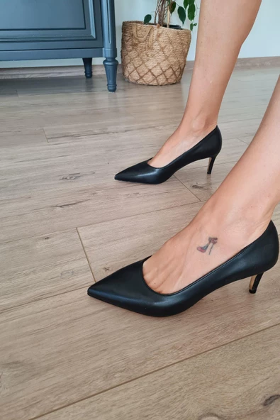 036 450 Topukla Kadın Sivri Burun 6 cm Topuklu Stiletto