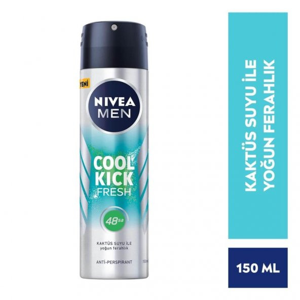 Nivea Men Deo Sprey Cool Kick Fresh 150 ml Erkek