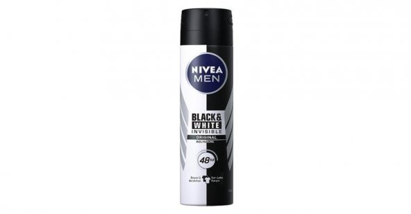 Nivea Men Deo Sprey Invisible B&W Original Power 150 ml Erkek