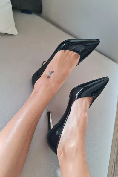 036 468 Topukla Kadın Sivri Burun 8 cm Topuklu Klasik Stiletto - 10