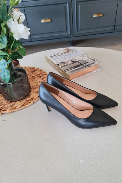 036 450 Topukla Kadın Sivri Burun 6 cm Topuklu Stiletto - 3
