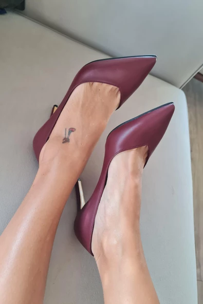 036 468 Topukla Kadın Sivri Burun 8 cm Topuklu Klasik Stiletto - 2