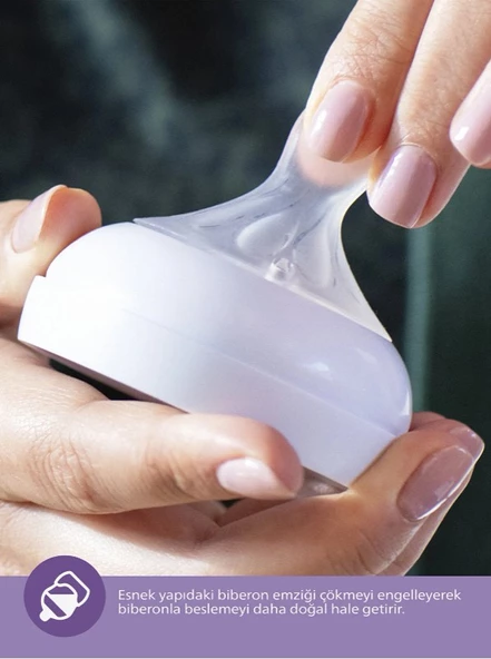 Philips Avent Natural Response PP Biberon 0 Ay+125ml SCY900/01 - 3