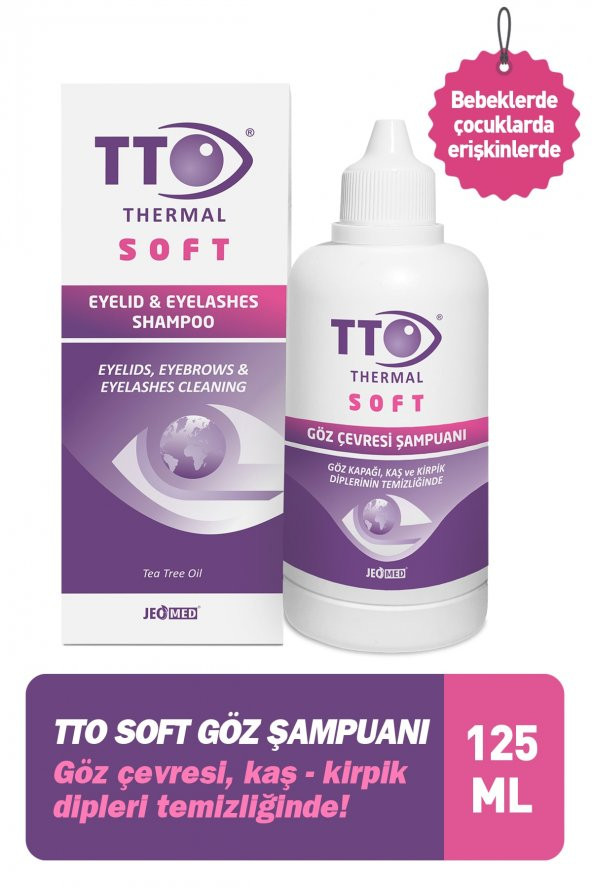 Tto Soft Göz Çevresi Şampuanı 125 ml (ÇAY AĞACI YAĞI / TEA TREE OIL)