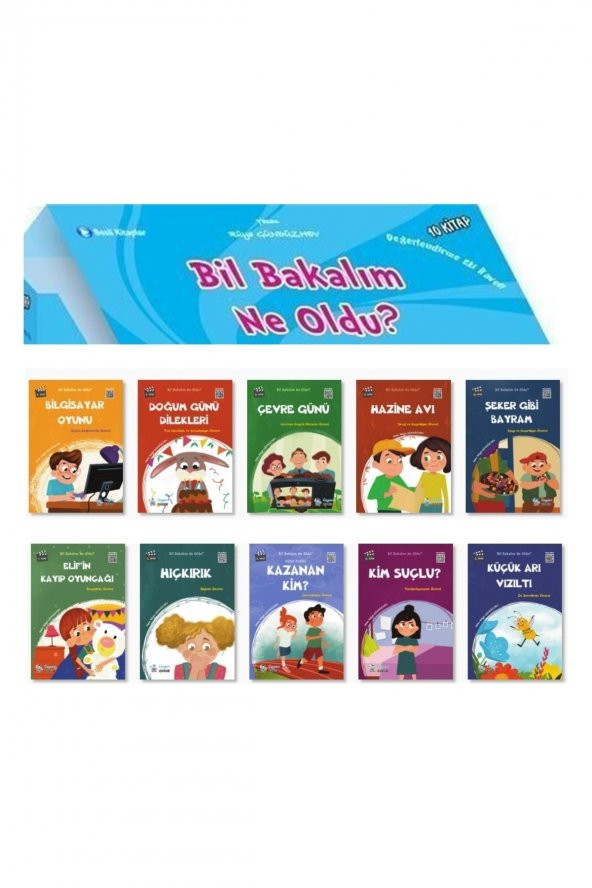 Bil Bakalım Ne Oldu 10lu Okuma Seti + 24lü Boya Kalemi