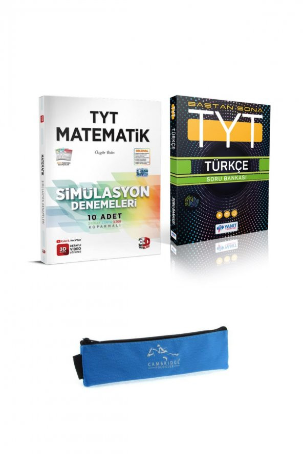 Tyt Matematik Deneme-Türkçe Soru Bankası & Kalemlik Hediyeli