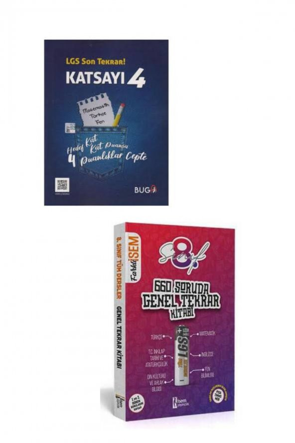 8.Sınıf Genel Tekrar Kitabı-Buga Lgs Son Tekrar Kitabı