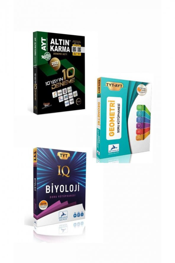 Ayt Genel Deneme Tyt Biyoloji-geometri Soru Bankaları ürün görseli 1