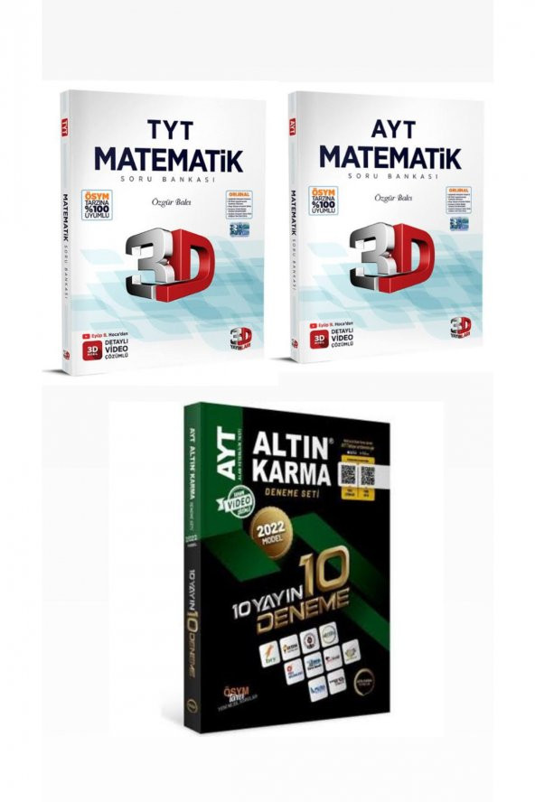 Tyt-ayt Matematik Soru Bankaları Karma Deneme