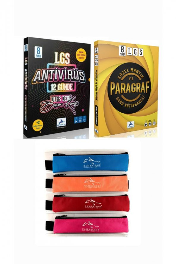 Lgs Paragraf Soru Bankası-Antivirüs Deneme+Kalemlik Hediye ürün görseli 1