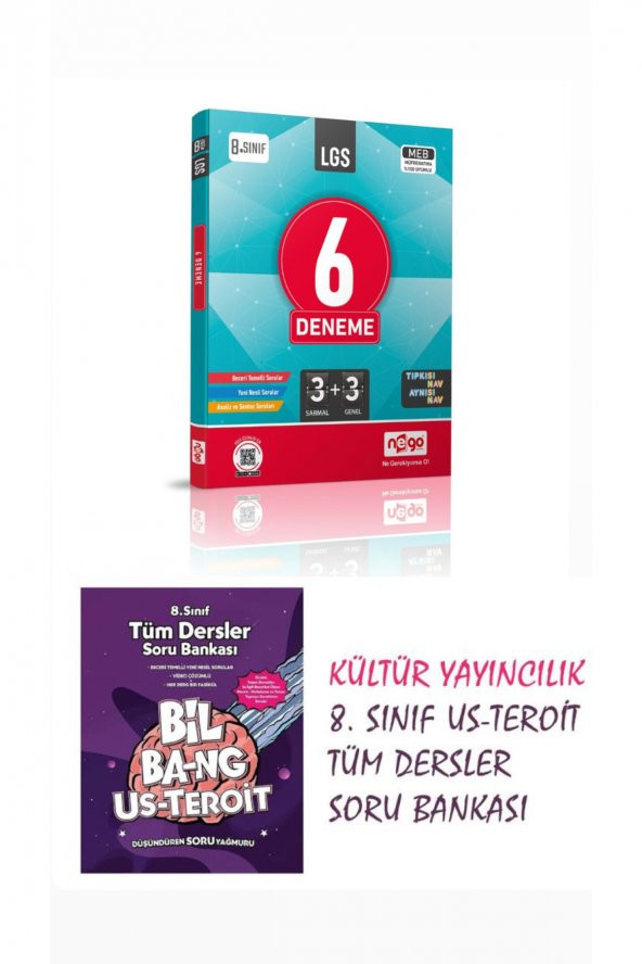 Lgs Tüm Dersler Soru Bankası + 6’lı Deneme