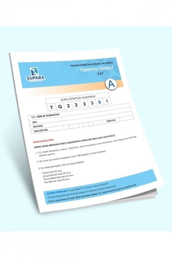 Karma Tyt Deneme Set - Türkiye Geneli Deneme Hediye - Resim 2