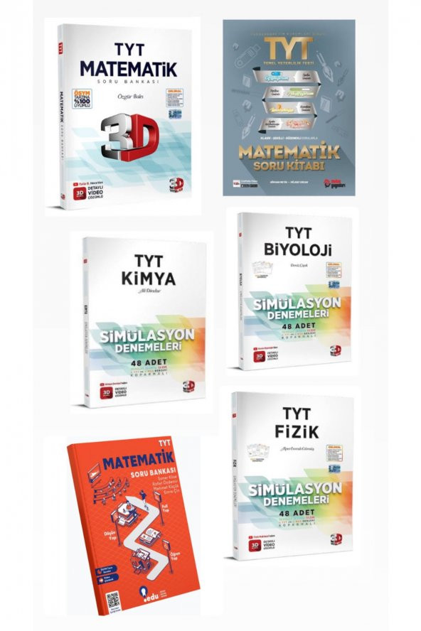 Tyt Matematik Soru Bankaları Fizik-kimya-biyoloji Denemeler