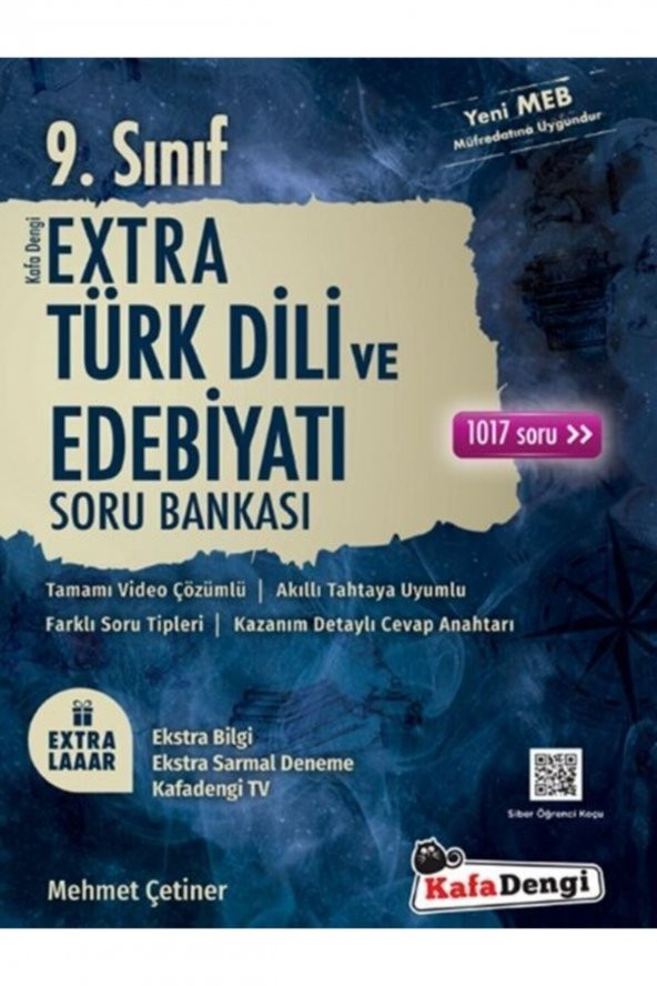 9.sınıf Extra Türk Dili ve Edebiyatı Soru Bankası Mehmet Çetiner ürün görseli 1
