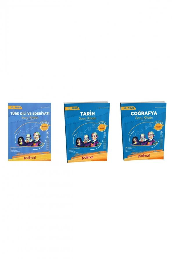 Polimat 10. Sınıf Sözel Set- 3 Adet Soru Kitabı - 2