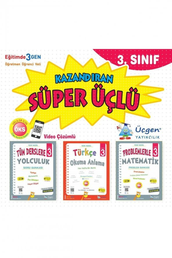 3. Sınıf Süper Üçlü - Kazandıran Kitaplar