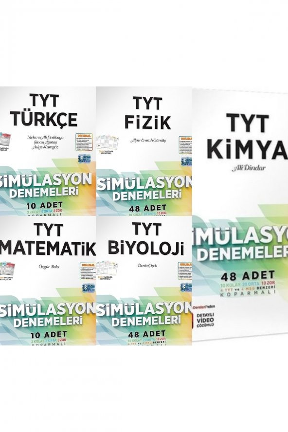 Tyt Sayısal Deneme Set + Türkçe Deneme