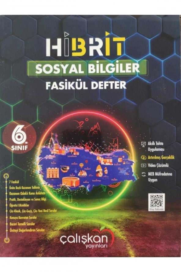6.sınıf Hibrit Sosyal Bilgiler Fasikül Defter - 1