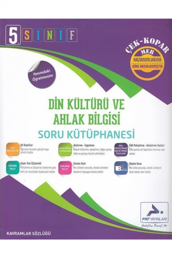 5. Sınıf Din Kültürü Ve Ahlak Bilgisi Soru Kütüphanesi