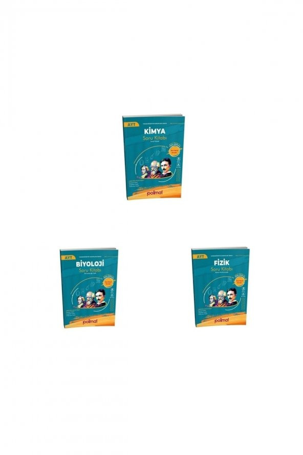 Polimat Yayınları Ayt Fizik Kimya Biyoloji Video Çözümlü Soru Bankası Set ürün görseli 1