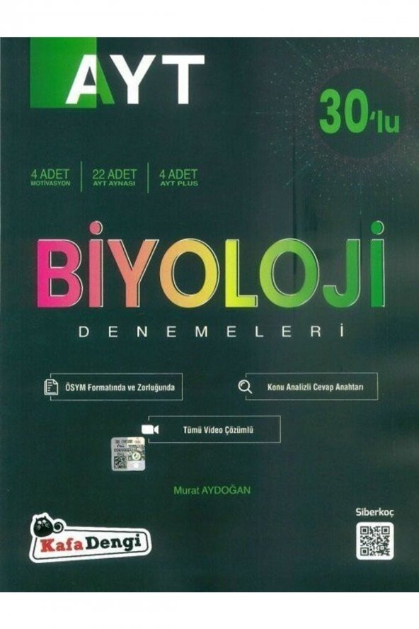 Ayt Biyoloji 30 Lu Deneme