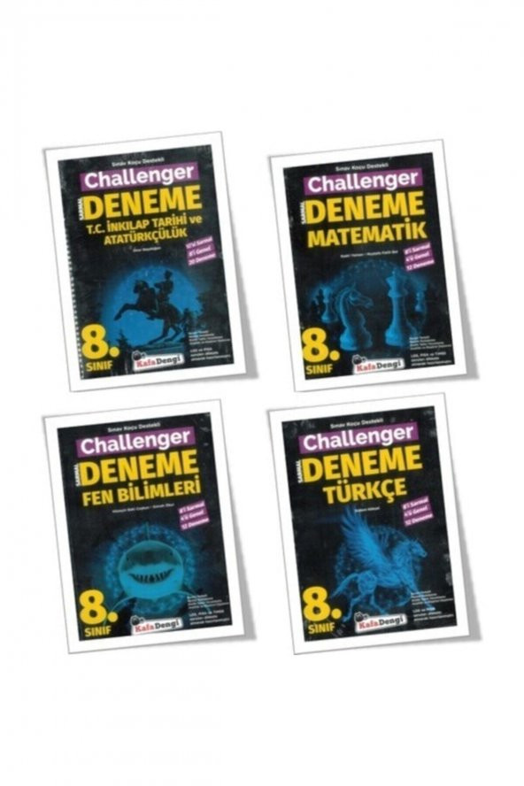 Kafadengi 8. Sınıf Lgs Challenger Deneme Seti 4lü ürün görseli 1