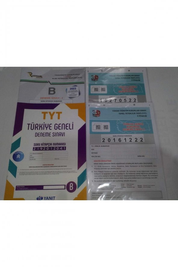 Türkiye Geneli Deneme Tyt-ayt - 1