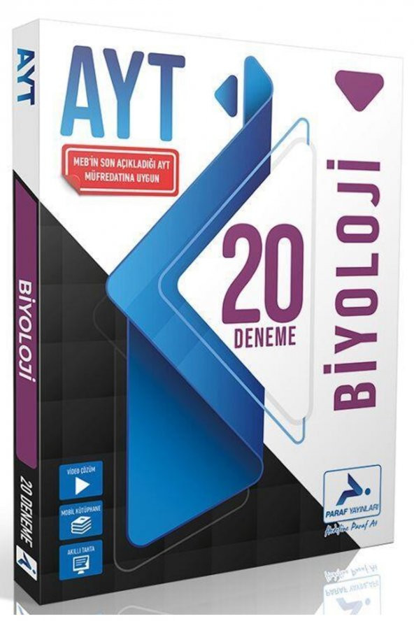 Yayınları Ayt Biyoloji 20li Deneme 1. Dönem Konuları