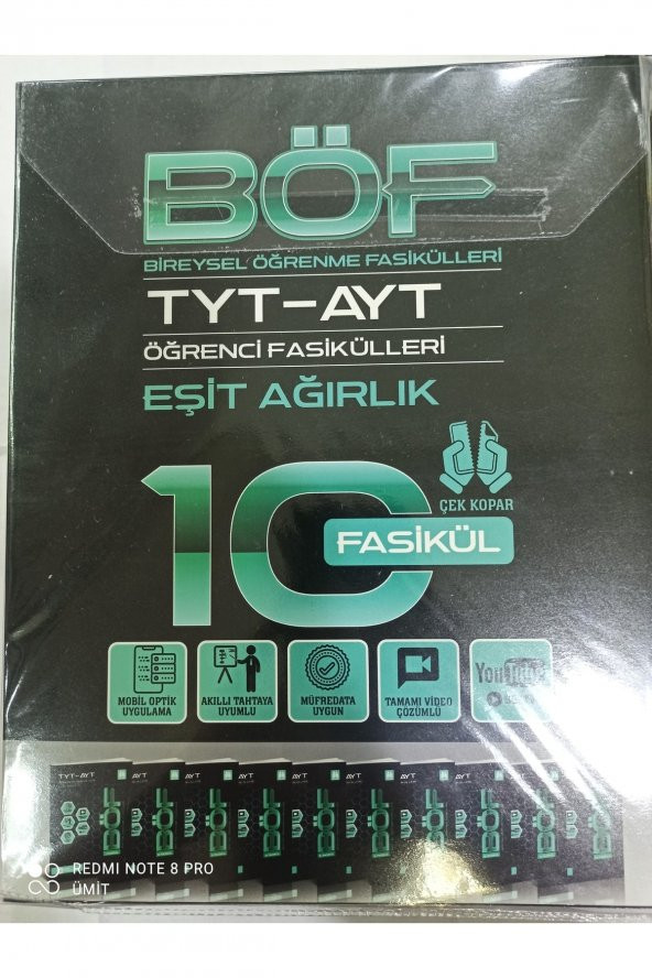 Tyt-ayt Eşit Ağırlık Bireysel Öğrenme Fasikül Seti