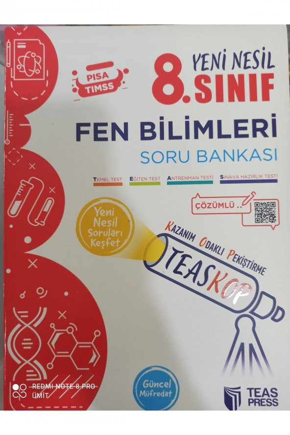 8.sınıf Fen Bilimleri Soru Bankası ürün görseli 1