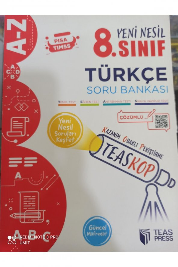 8.sınıf Türkçe Soru Bankası ürün görseli 1