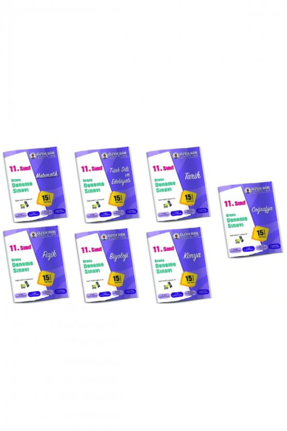 11.sınıf Branş Deneme Sınavı 7 Ders Bir Paket