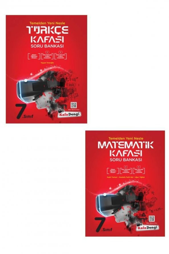 7. Sınıf Türkçe Matematik 2li Soru Bankası Seti
