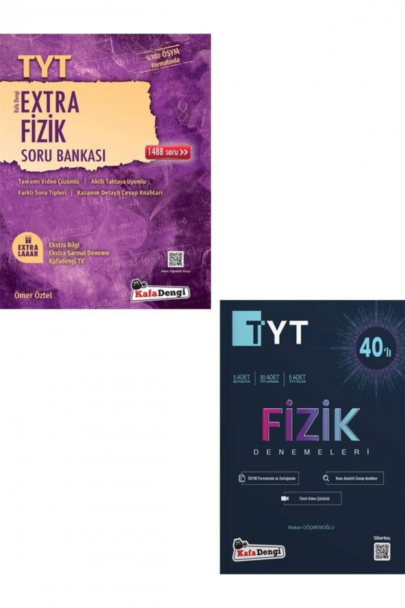Tyt Extra Fizik Soru Bankası+tyt Fizik Branş Denemesi (40lı) ürün görseli 1