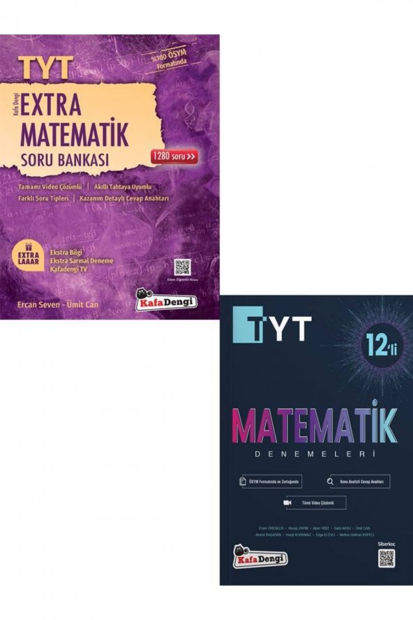 Tyt Extra Matematik Soru Bankası+tyt Matematik Branş Denemesi (12li) ürün görseli 1