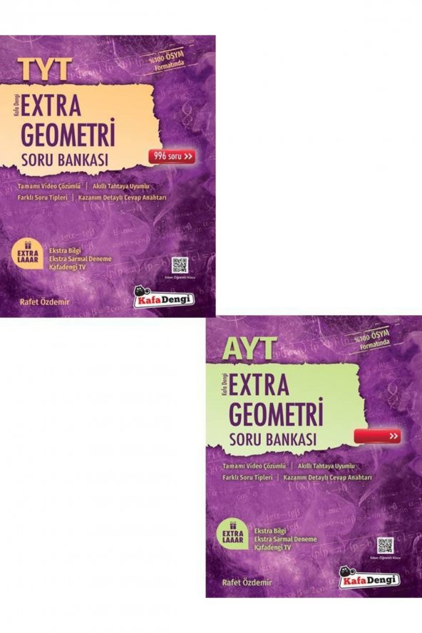 Tyt Extra Geometri Soru Bankası+ayt Extra Geometri Soru Bankası