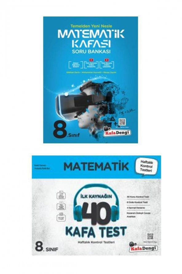 8.sınıf Matematik Kafası Soru Bankası+8. Sınıf Matematik 40 Kafa Test - 1