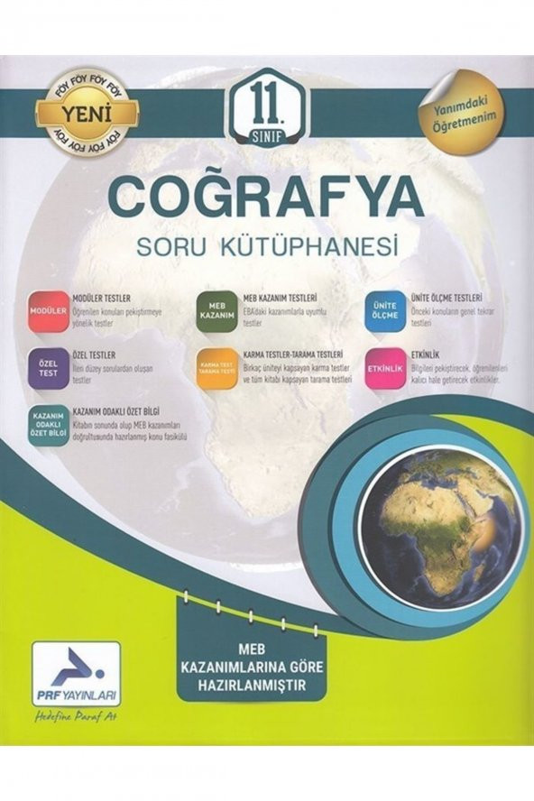 Paraf 11.sınıf Coğrafya Soru Kütüphanesi ürün görseli 1