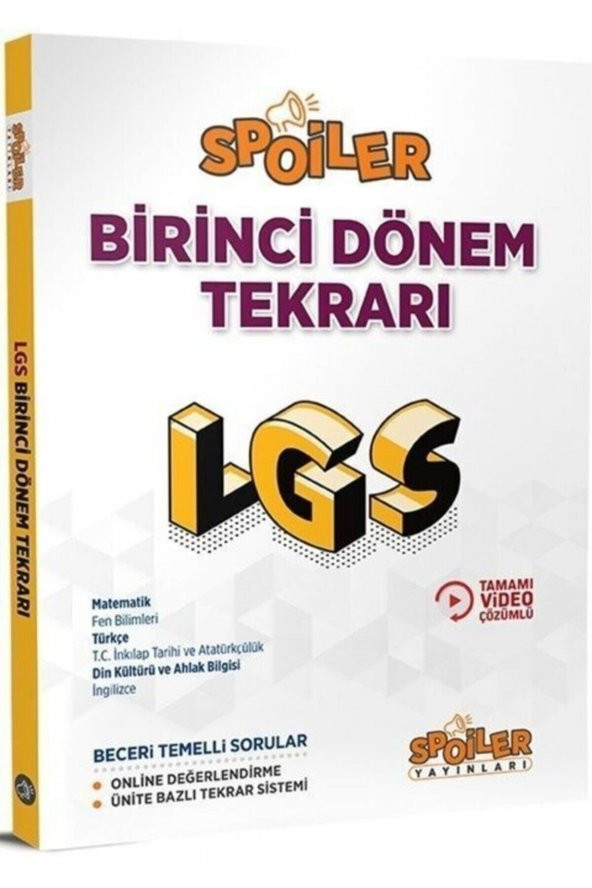 8. Sınıf Lgs Birinci Dönem Tekrarı
