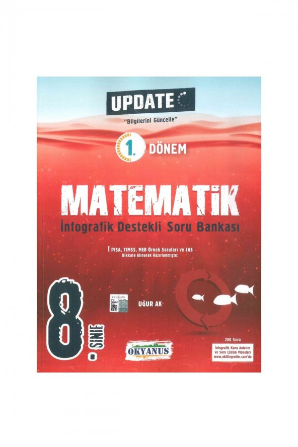 8. Sınıf Update 1. Dönem Infografik Destekli Matematik Soru Bankası - Okyanus