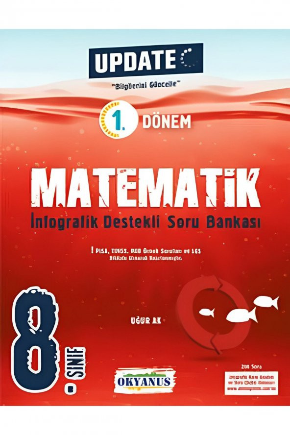 8. Sınıf Update 1. Dönem Infografik Destekli Matematik Soru Bankası - Okyanus - 2